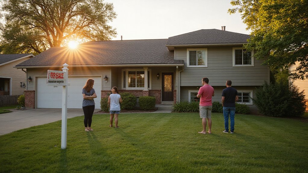 inheriting property with siblings