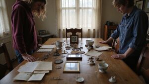 siblings dividing inherited property